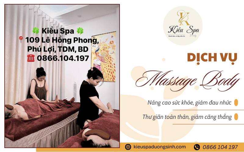 dịch vụ massage body trị liệu